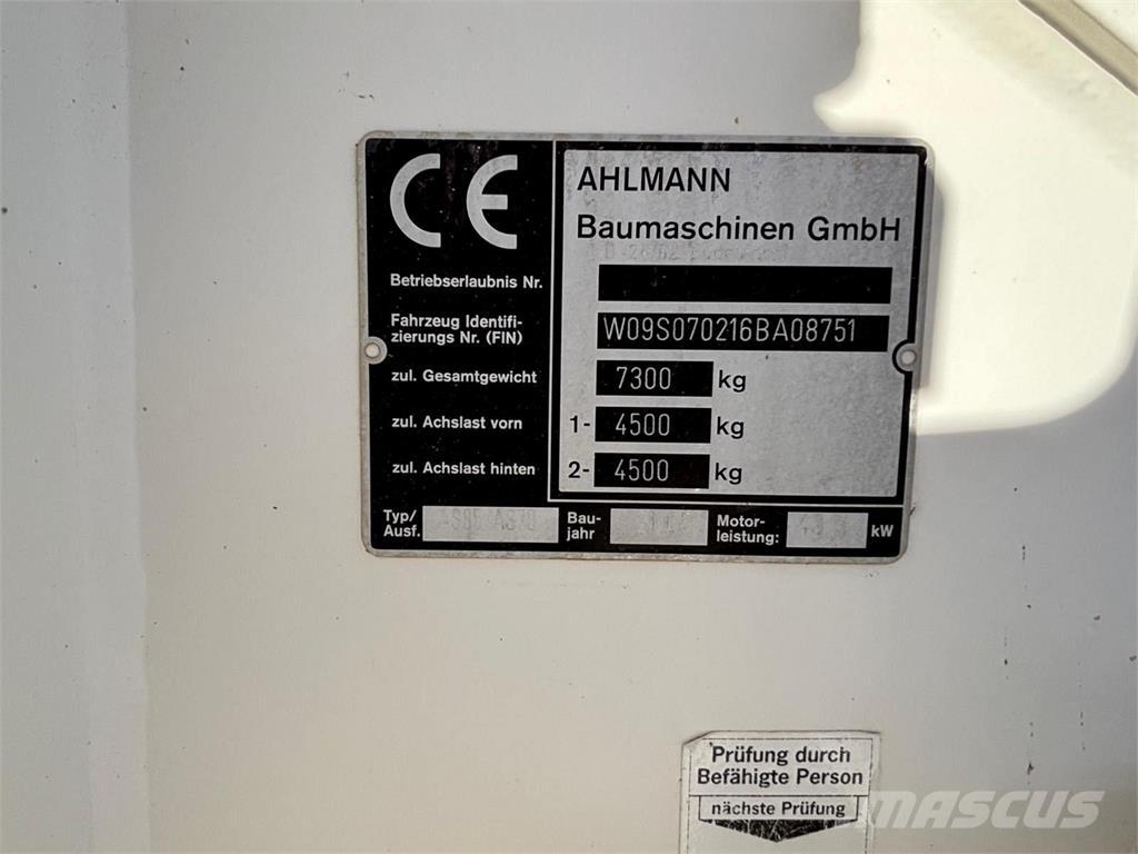 Ahlmann AS 70 Pás carregadoras de rodas
