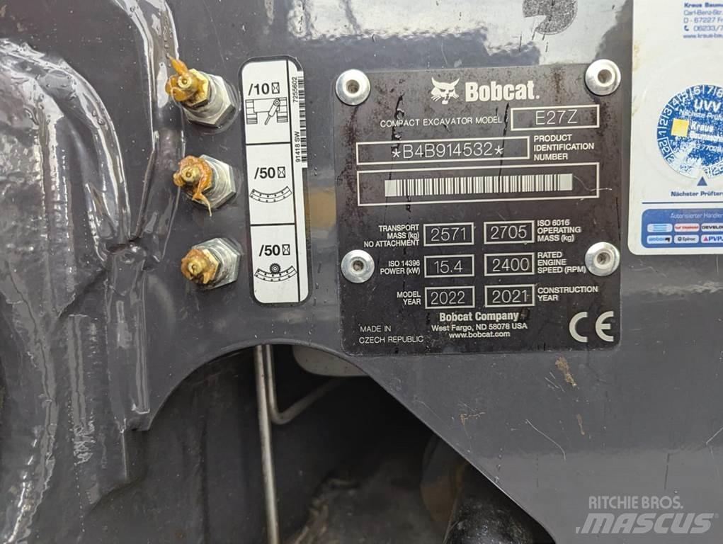 Bobcat E 27z Mini Escavadoras <7t