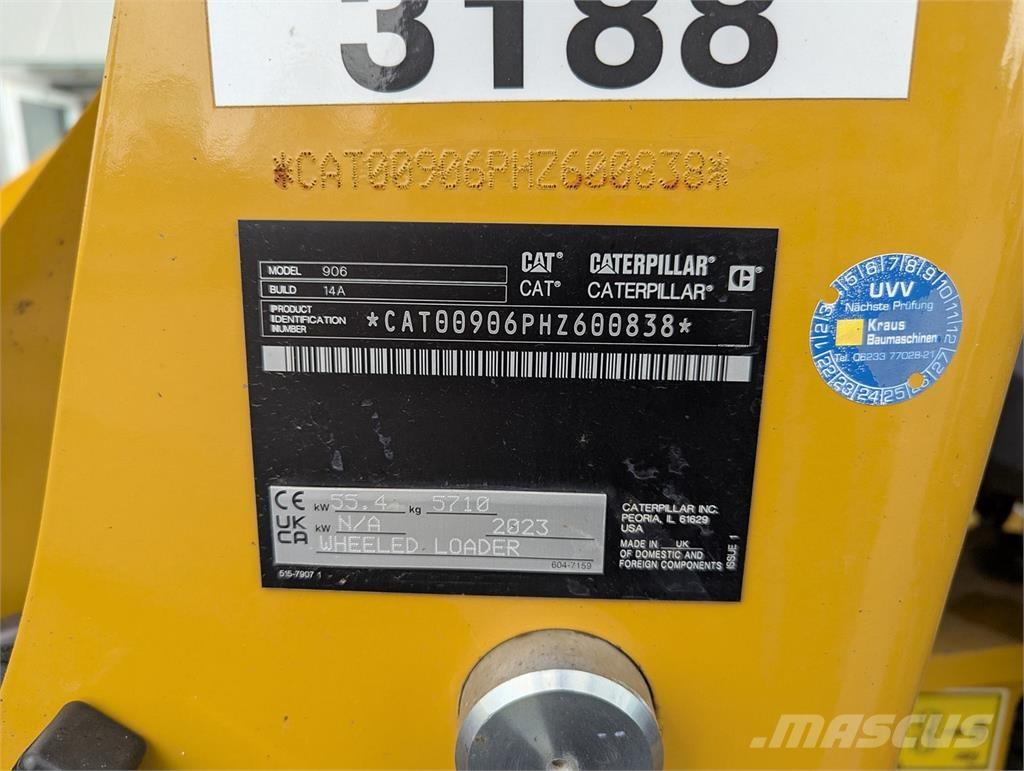 CAT 906 Pás carregadoras de rodas