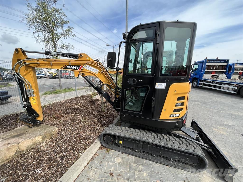 Sany SY 26 U Mini Escavadoras <7t