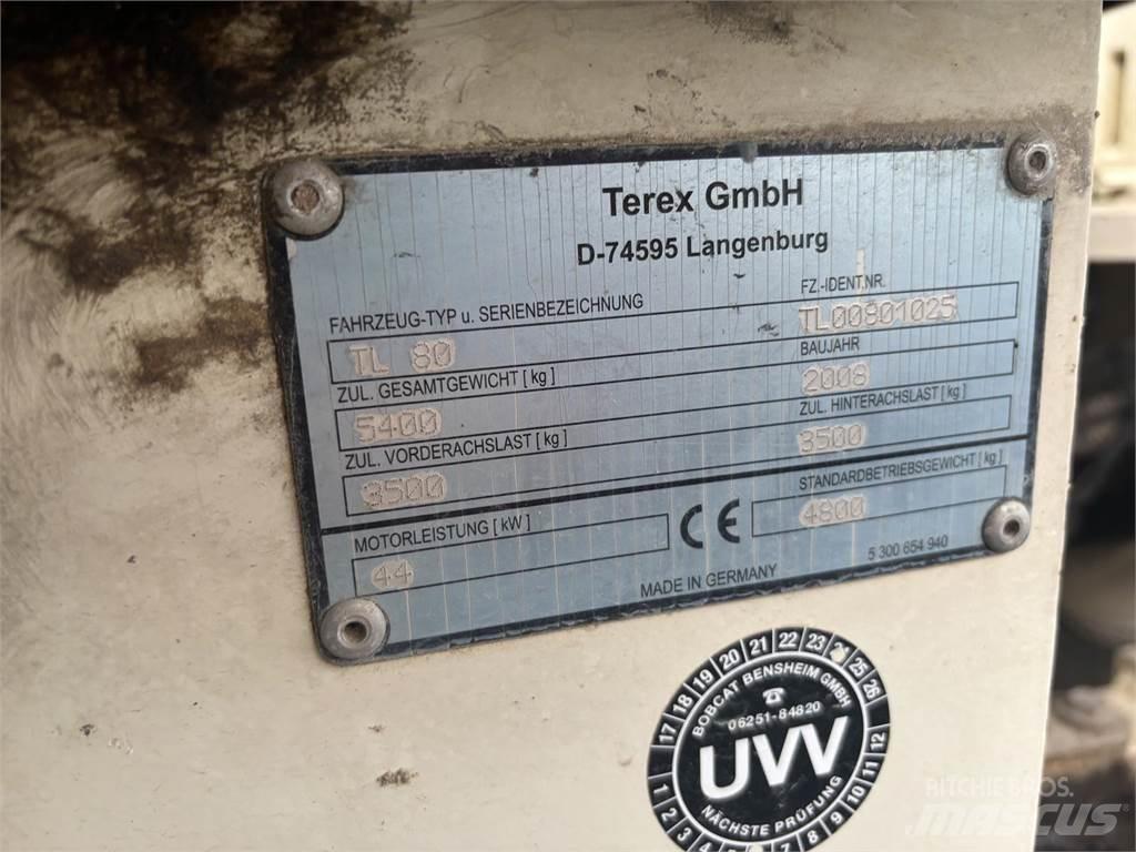 Terex TL 80 Pás carregadoras de rodas