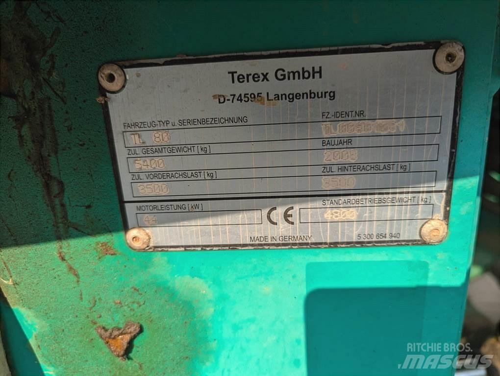 Terex TL 80 Pás carregadoras de rodas