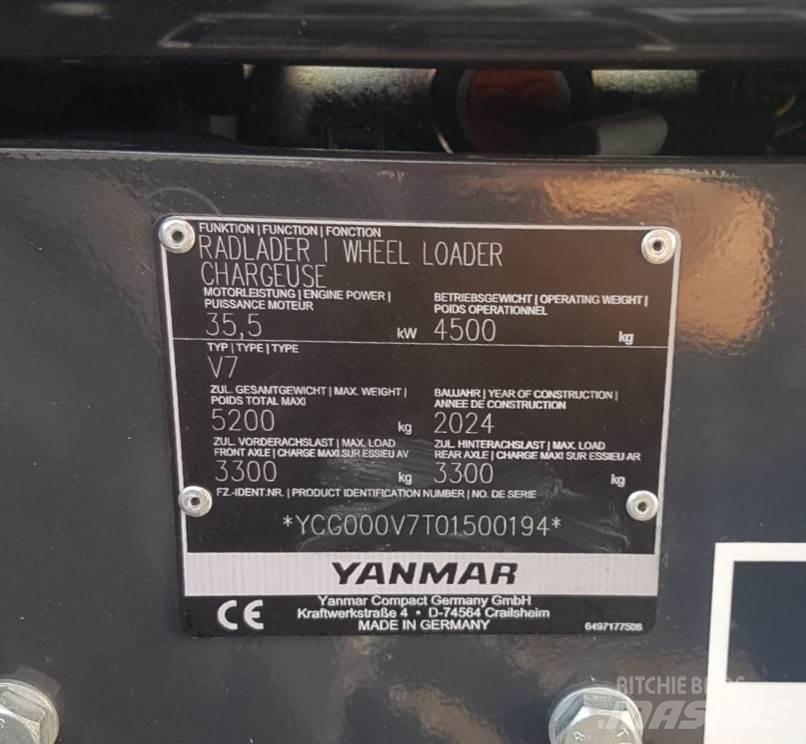Yanmar V7 HW Pás carregadoras de rodas