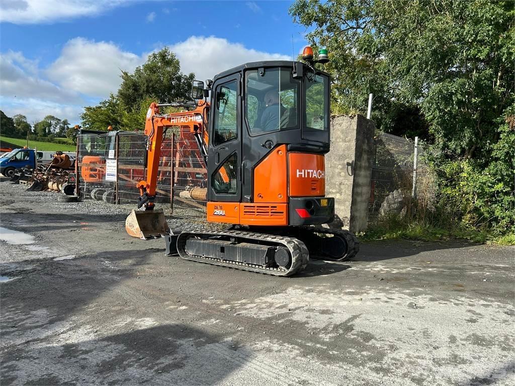 Hitachi 2019 ZX26U-6 Escavadoras de rastos