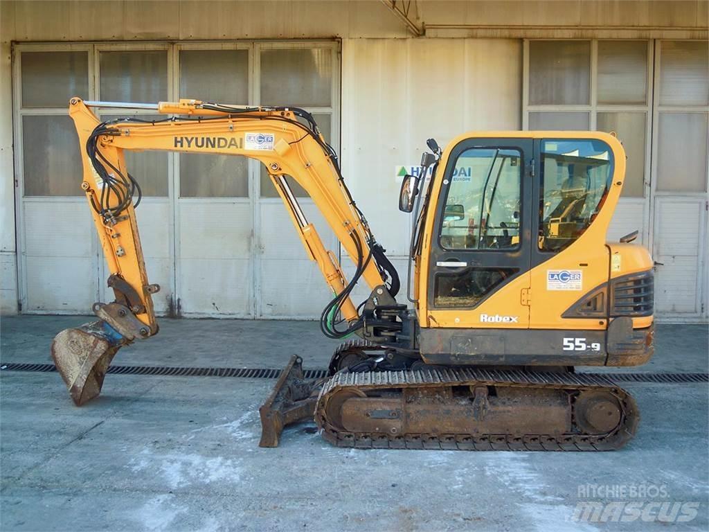 Hyundai R55-9 Mini Escavadoras <7t