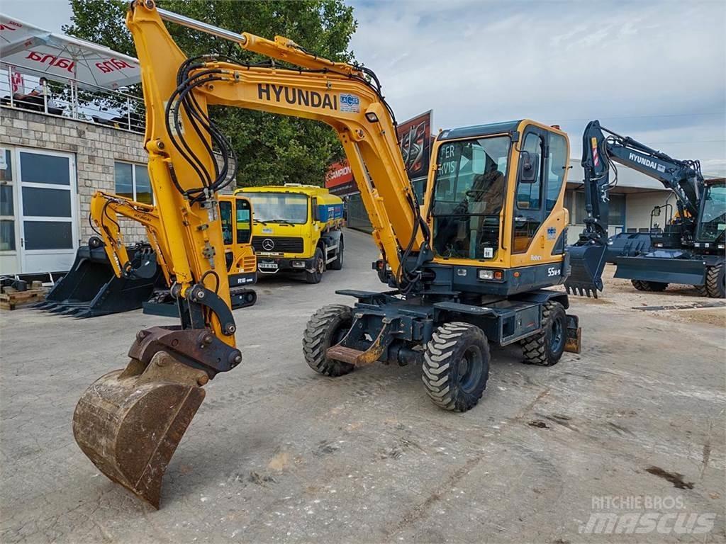 Hyundai R55W-9 Mini Escavadoras <7t