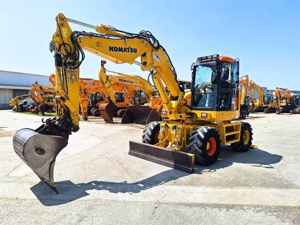Komatsu PW118MR-8 Escavadoras de rodas