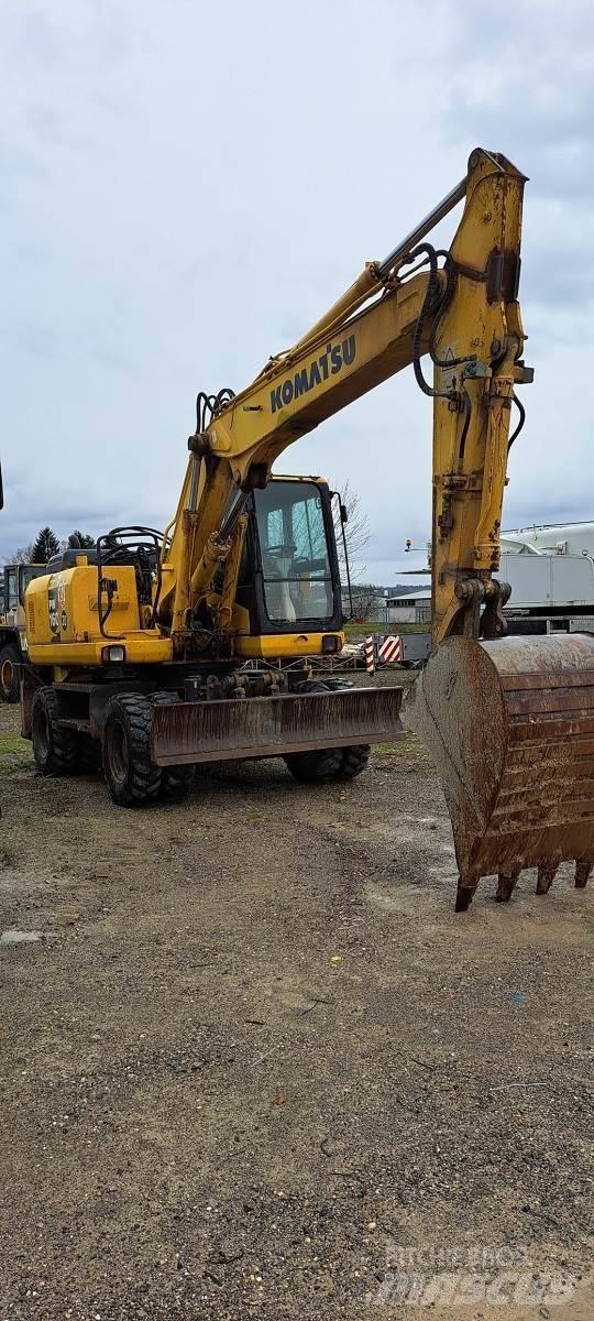 Komatsu PW160-7EO Escavadoras de rodas