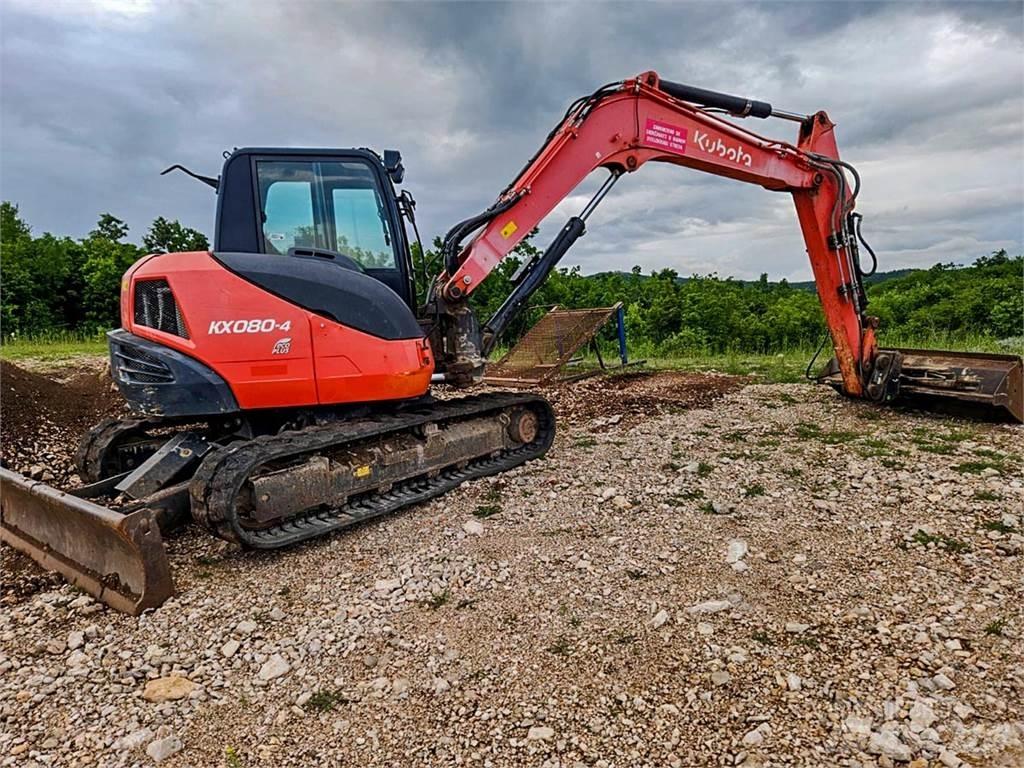Kubota KX080-4 Mini Escavadoras <7t