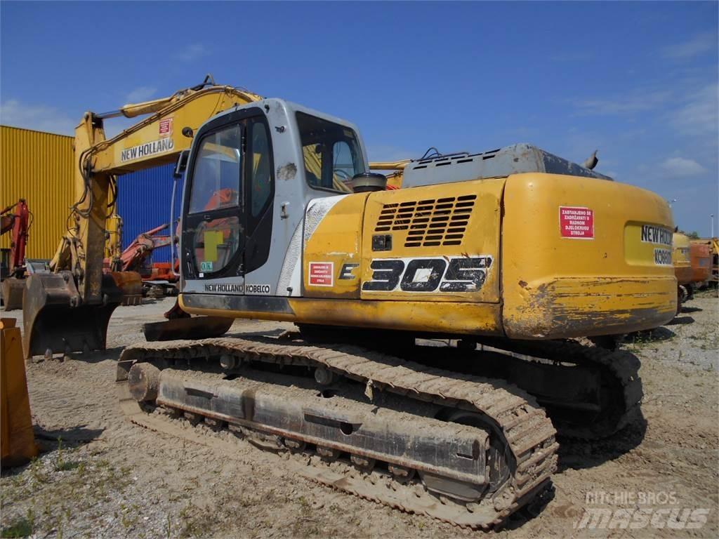 New Holland E 305EL Escavadoras de rastos