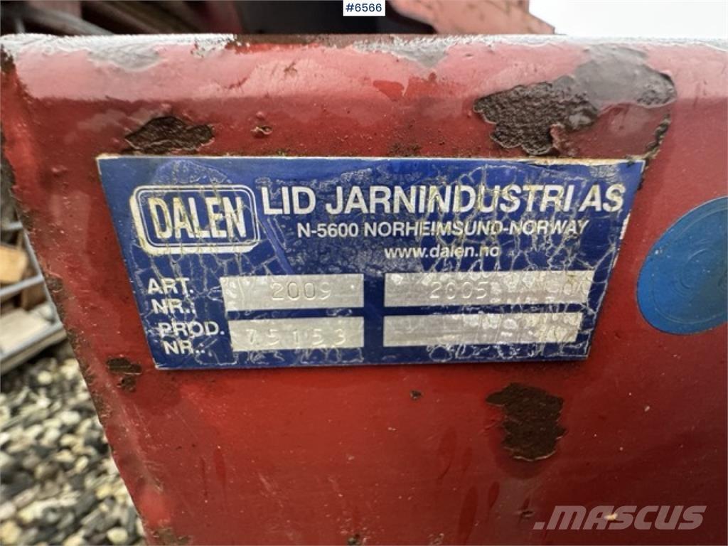 Dalen 2 trinns Lâminas de neve e arados