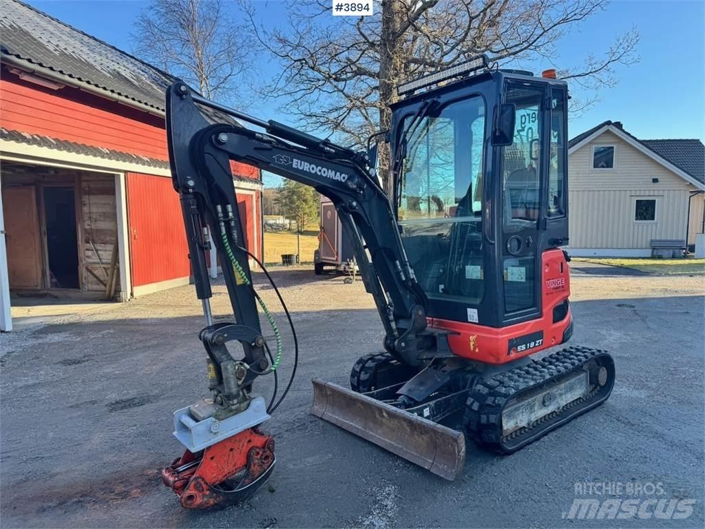 Euromach ES18ZT Escavadoras de rastos