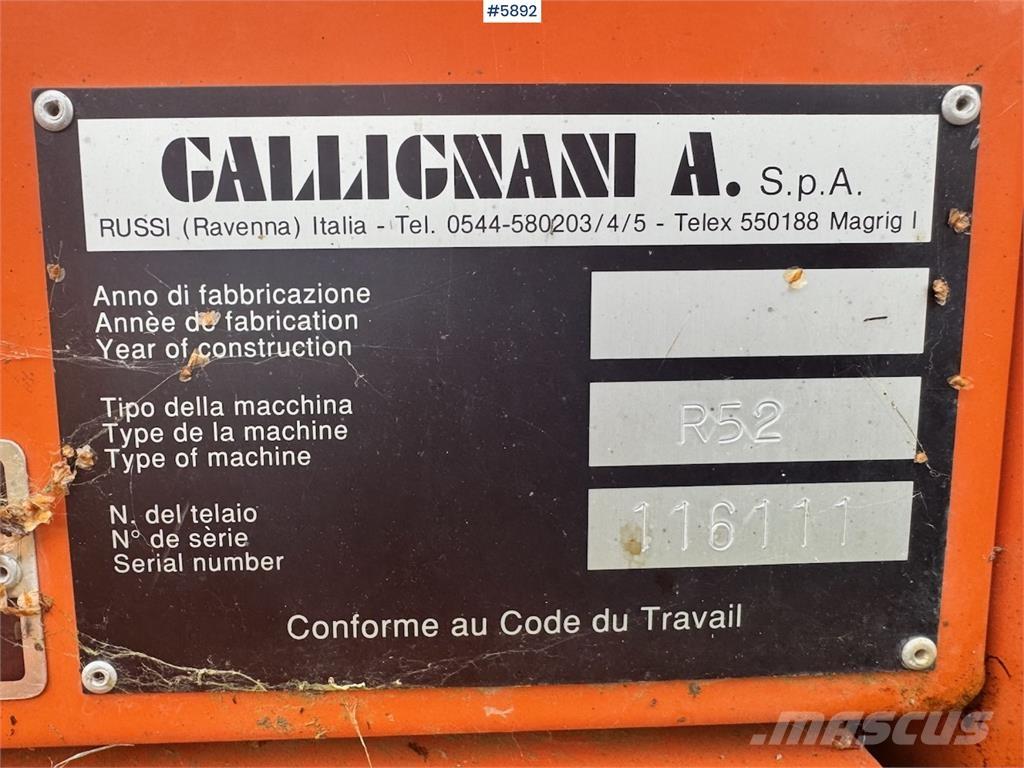 Gallignani R52 Outro equipamento de ceifa