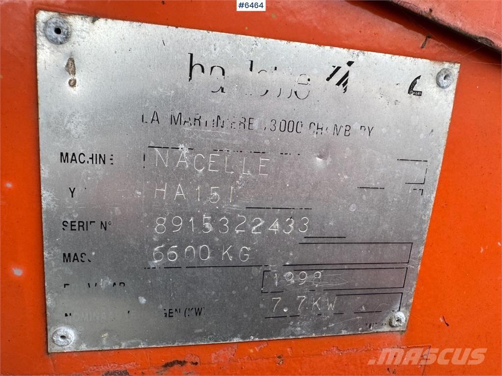 Haulotte HA 15 I Outros elevadores e plataformas