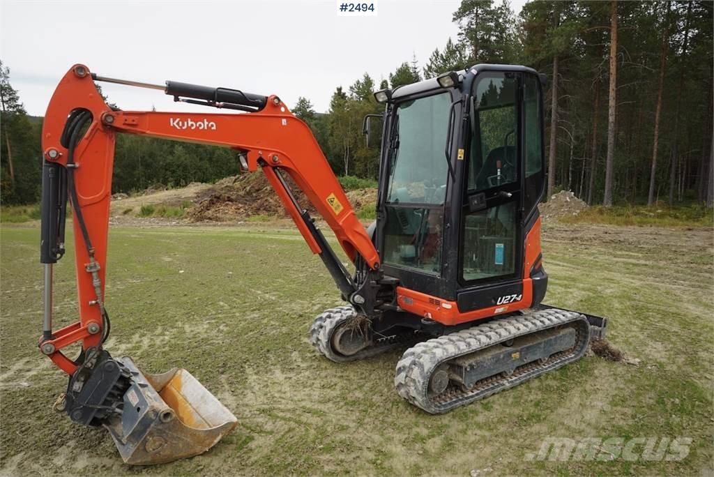 Kubota U27-4 Escavadoras de rastos