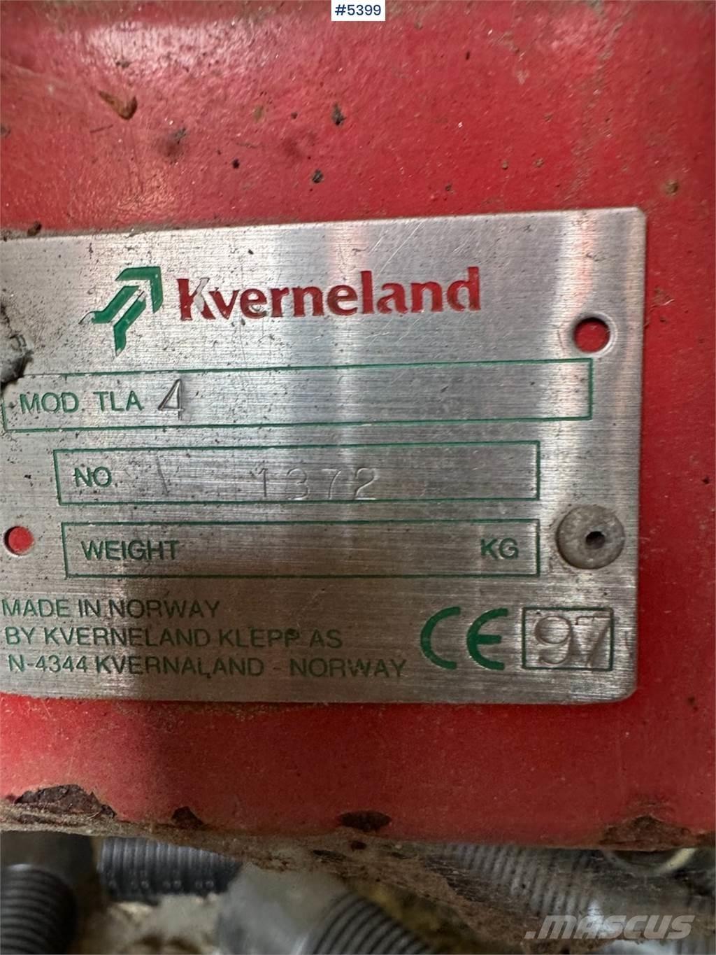Kverneland TLA 4 Outras máquinas de lavoura e acessórios