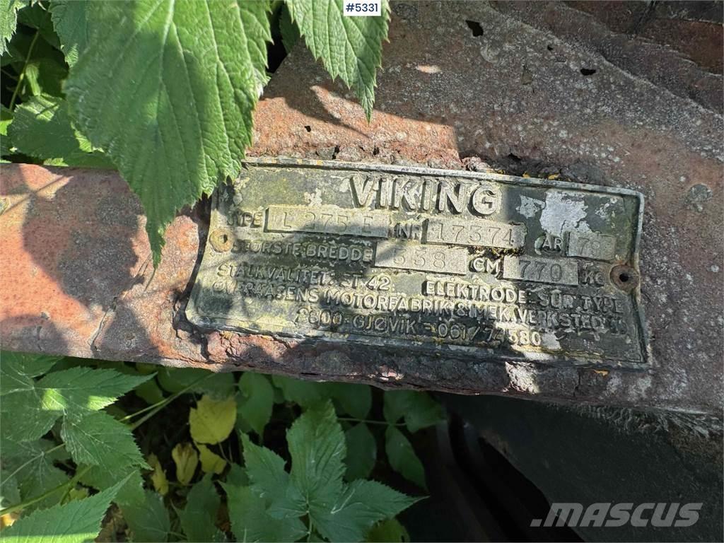 Viking L275E Lâminas de neve e arados