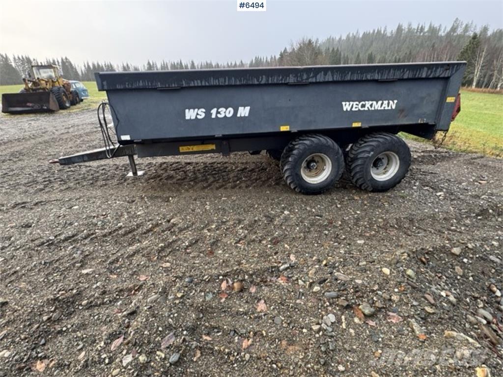 Weckman WS130M Reboques dumpers