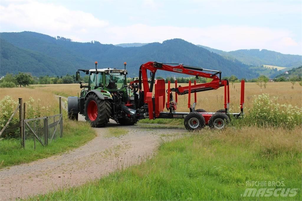 Beha V1200 mit 8870 Reboques Florestais