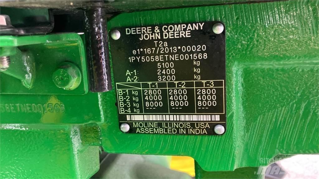 John Deere 5058E Tratores Agrícolas usados