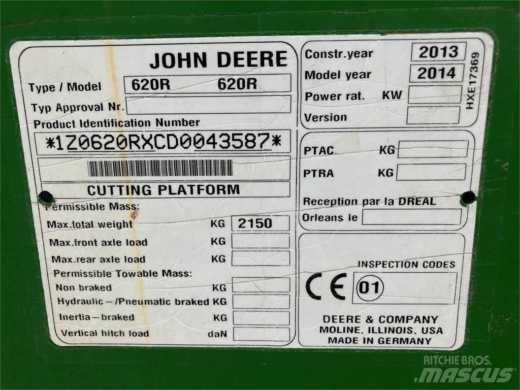 John Deere 620R Acessórios de ceifeiras debulhadoras
