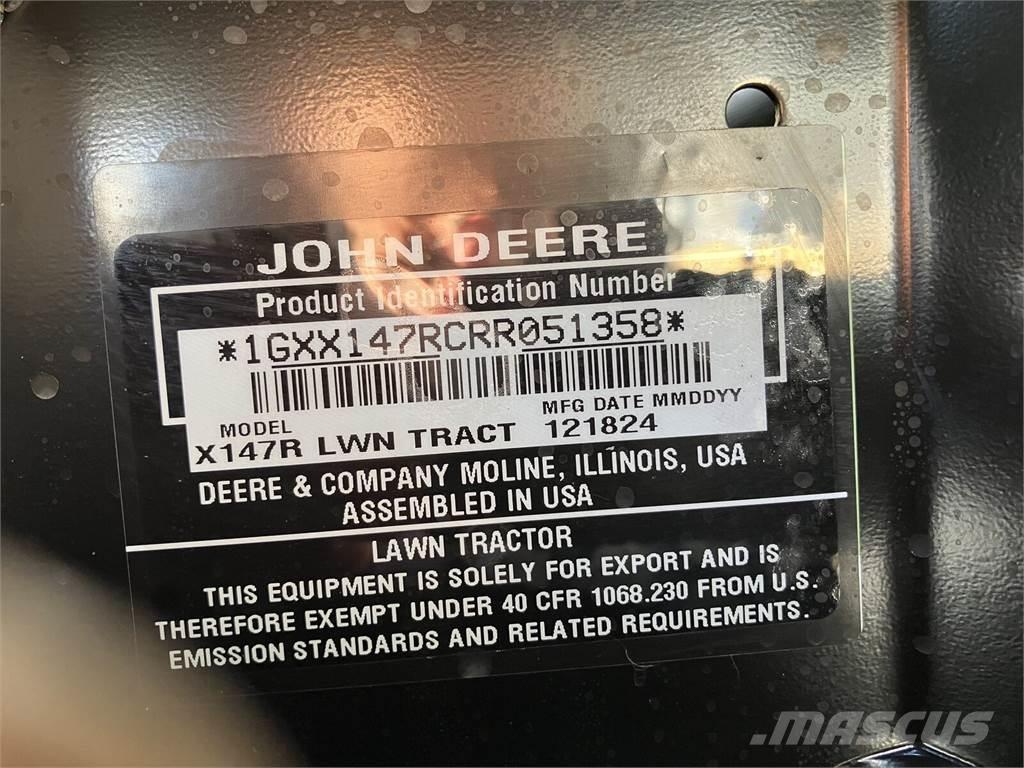 John Deere X 147R Espaços verdes - Outros
