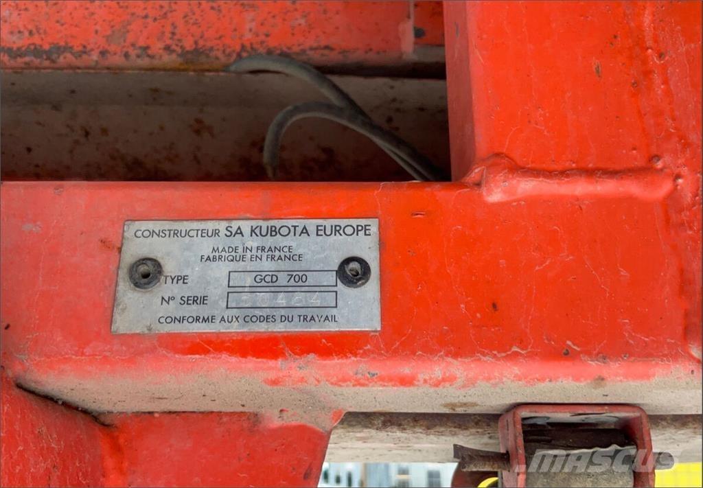 Kubota GCD 700 Espaços verdes - Outros
