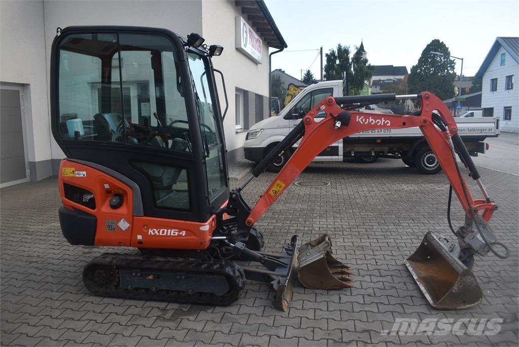 Kubota KX016-4 Mini Escavadoras <7t