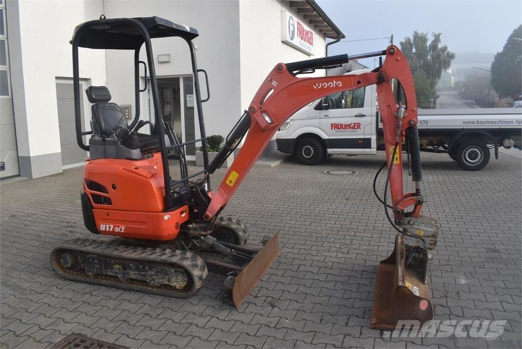 Kubota U17-3a Mini Escavadoras <7t