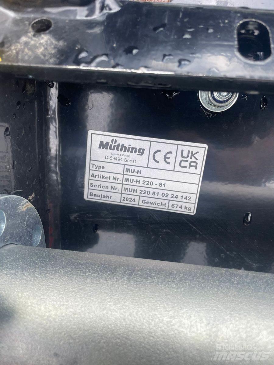 Müthing MU-AS220 Gadanheiras e cortadores de folhas para pastos