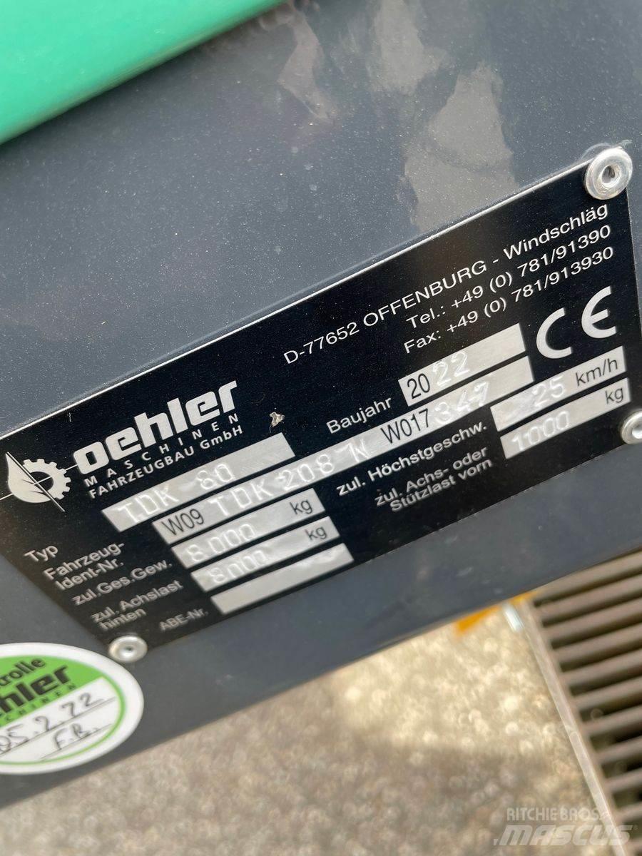 Oehler TDK 80 Reboques Agrícolas basculantes