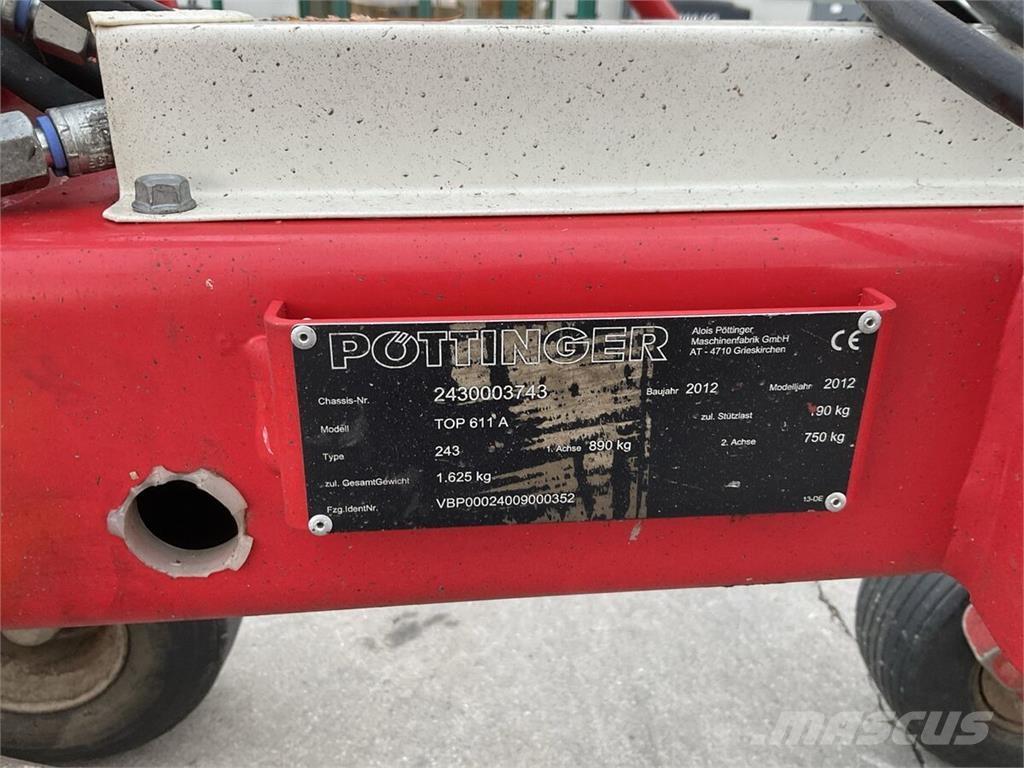 Pöttinger Top 611 Encordoadores de Feno