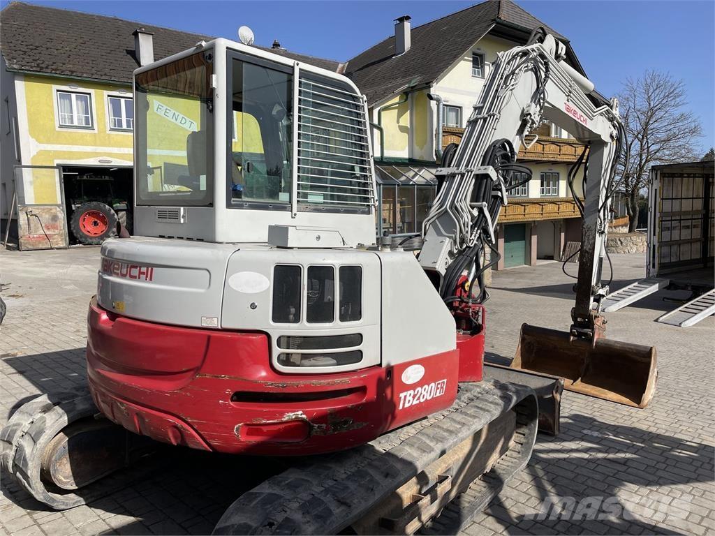 Takeuchi TB 280 FR Mini Escavadoras <7t