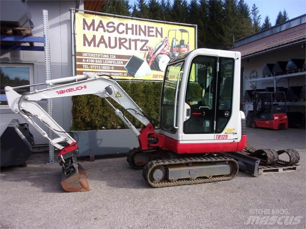 Takeuchi TB125 Mini Escavadoras <7t