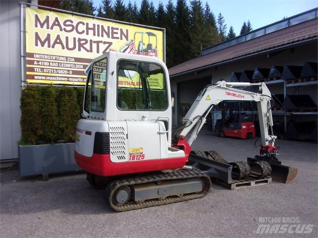Takeuchi TB125 Mini Escavadoras <7t