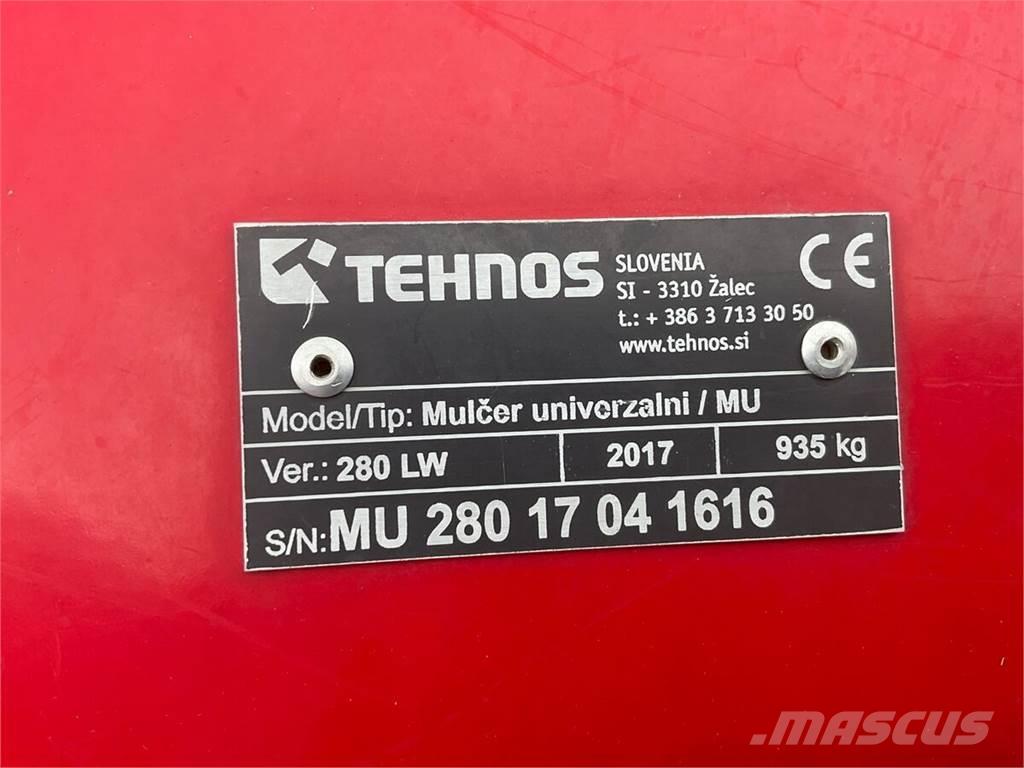 Tehnos MU 280 LW Gadanheiras e cortadores de folhas para pastos