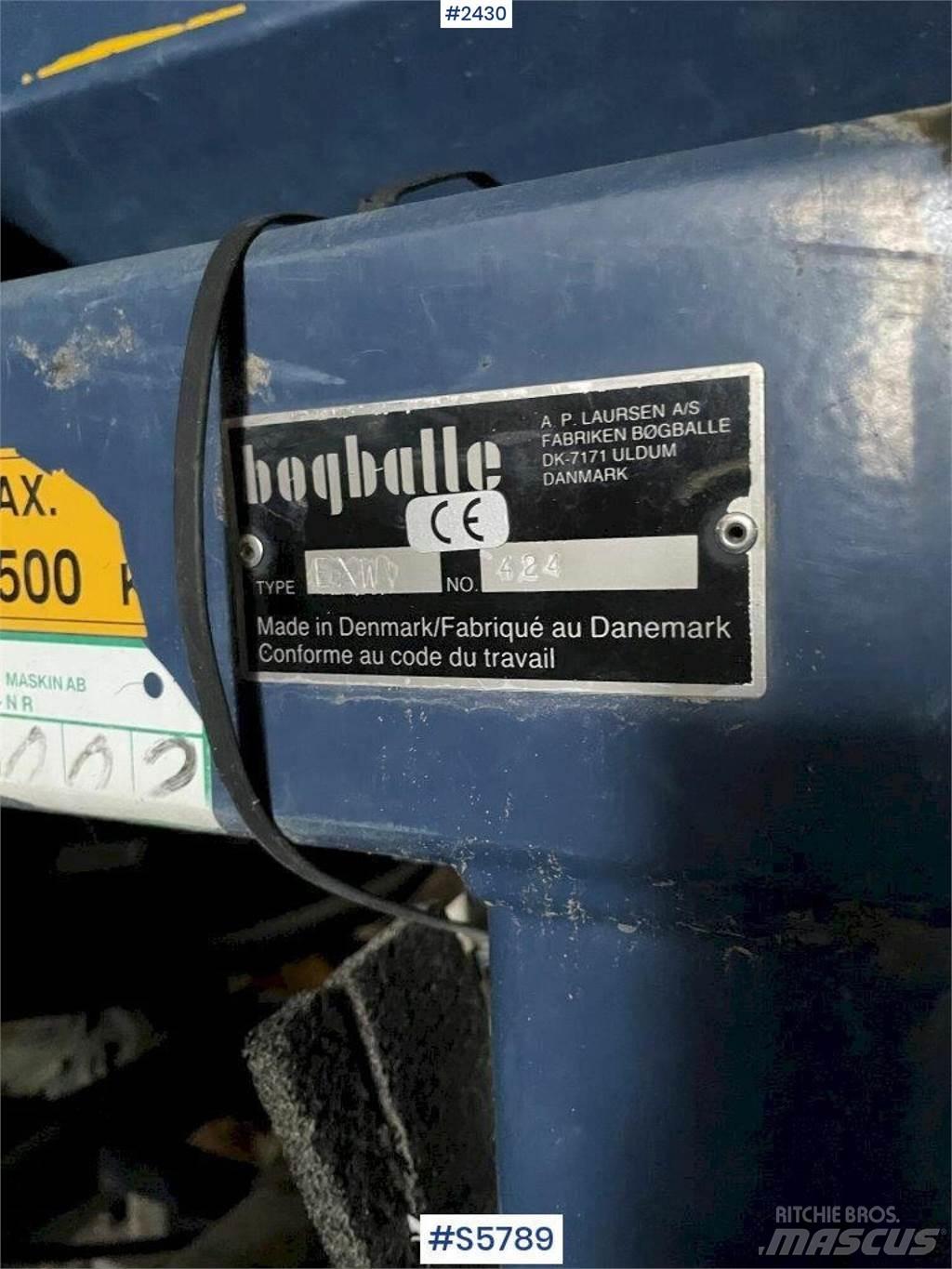 Bogballe EXW 1000 Outras máquinas e acessórios de fertilização