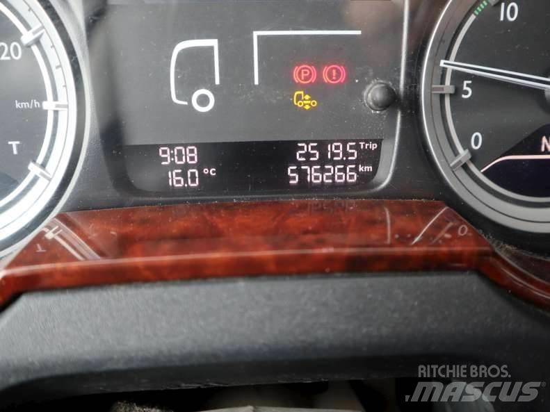 DAF XF 510 FAN EURO 6 Camiões caixa desmontável com elevador de cabo