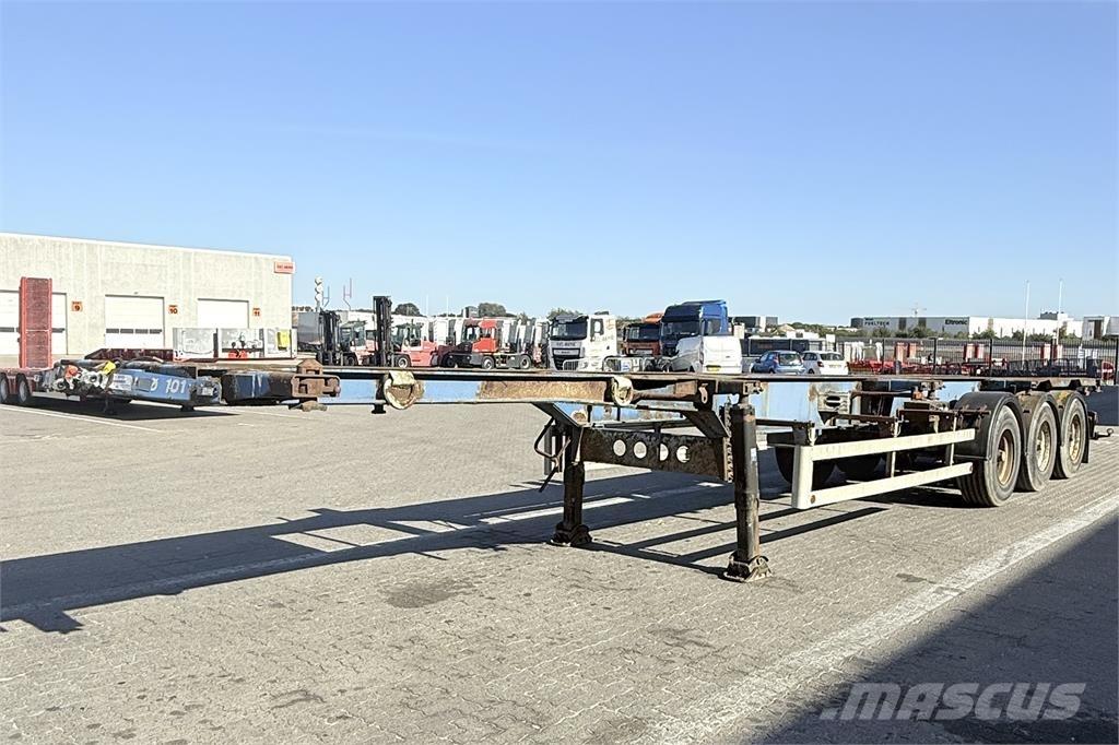 Leci Containerchassis Semi Reboques Porta Contentores