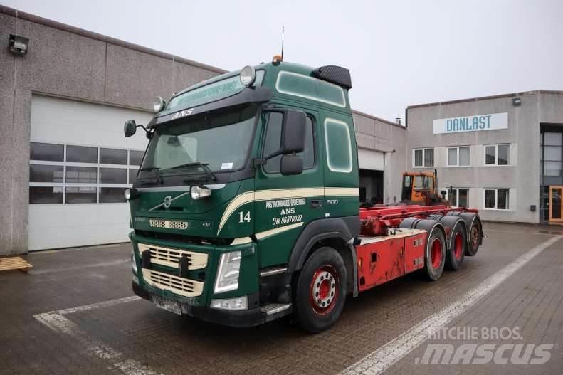 Volvo FM 500 EURO 6 Camiões caixa desmontável com elevador de cabo