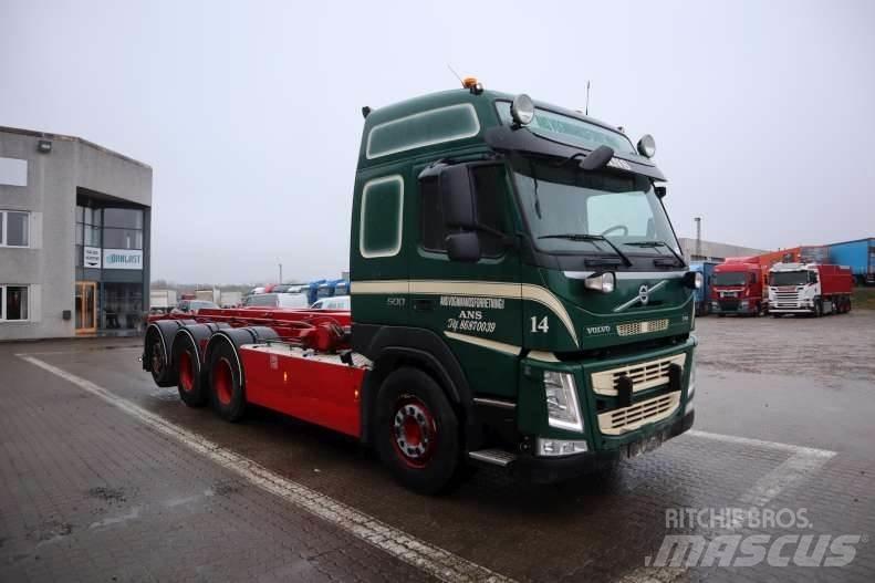 Volvo FM 500 EURO 6 Camiões caixa desmontável com elevador de cabo
