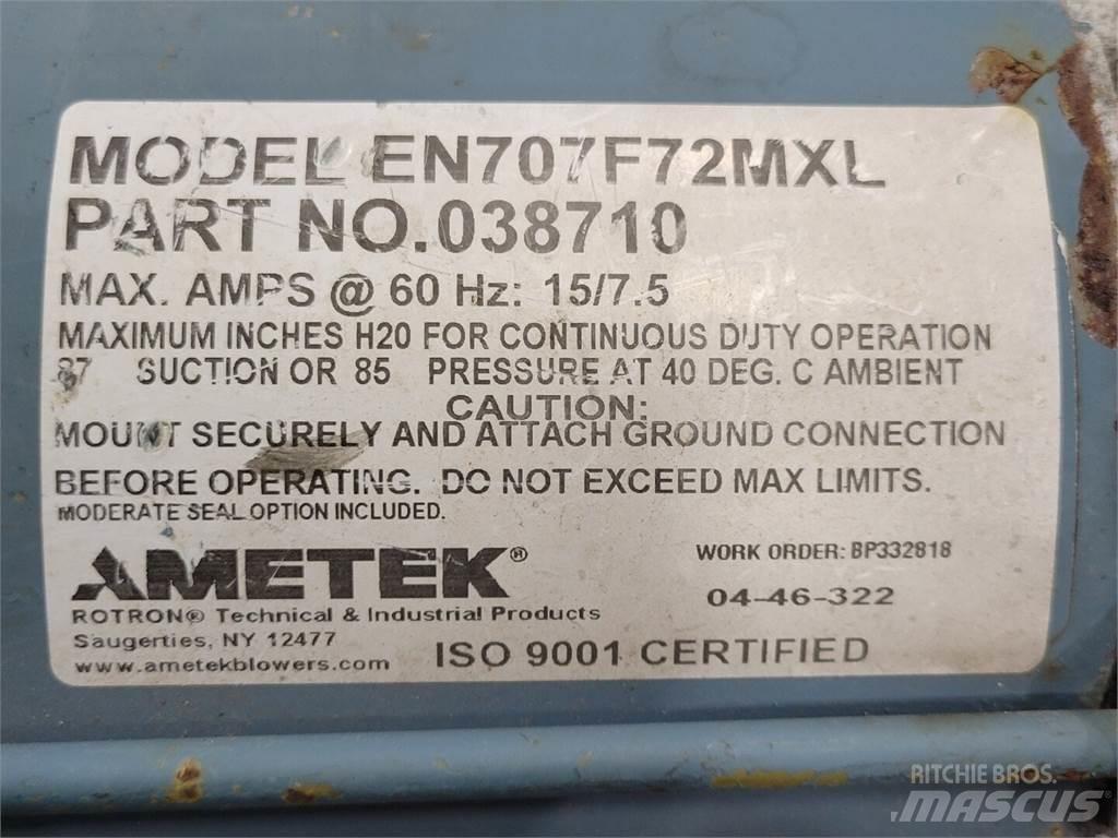  AMETEK EN707F72MXL Outros componentes