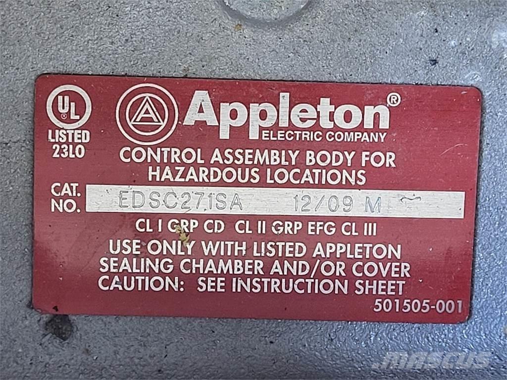  APPLETON EDSC271SA Construção - Outros
