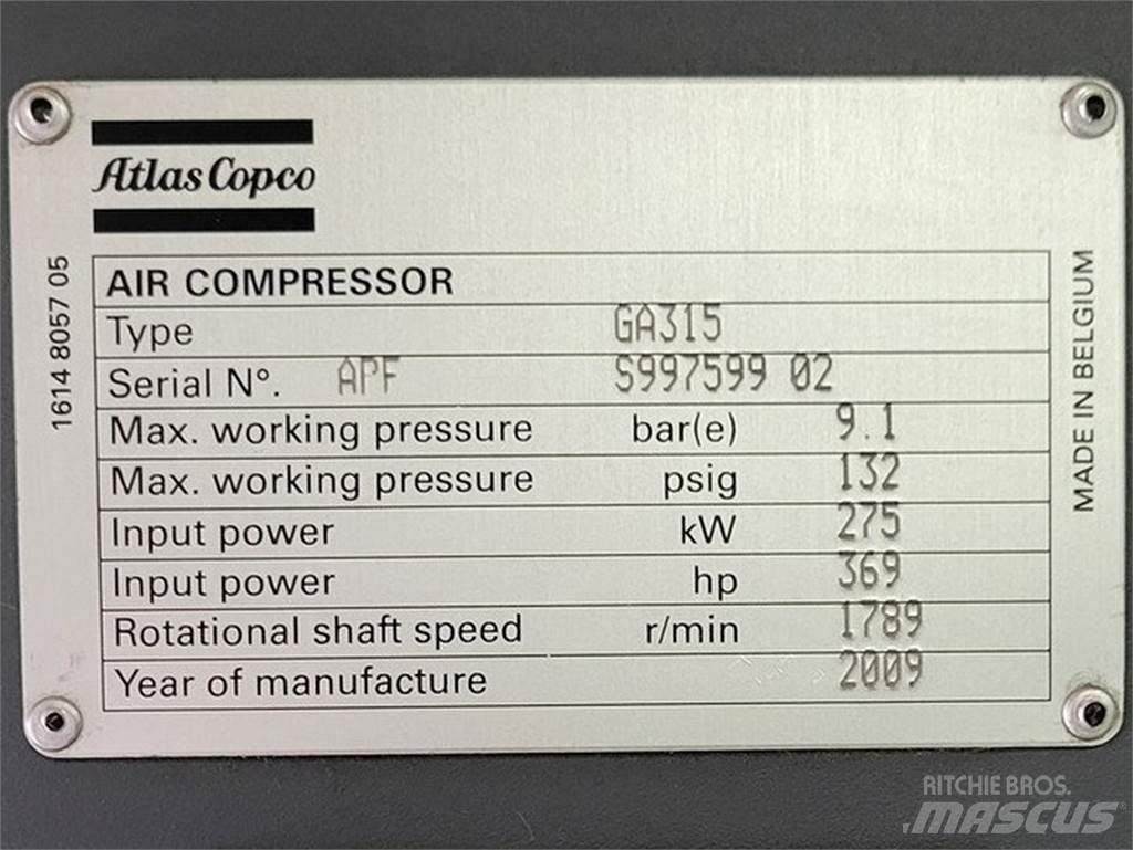 Atlas Copco GA315 Compressores