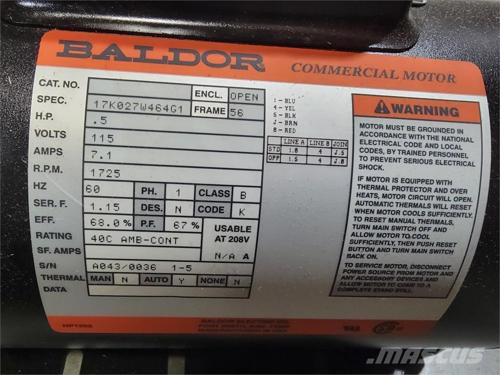 Baldor 17K027W464G1 Motores industriais