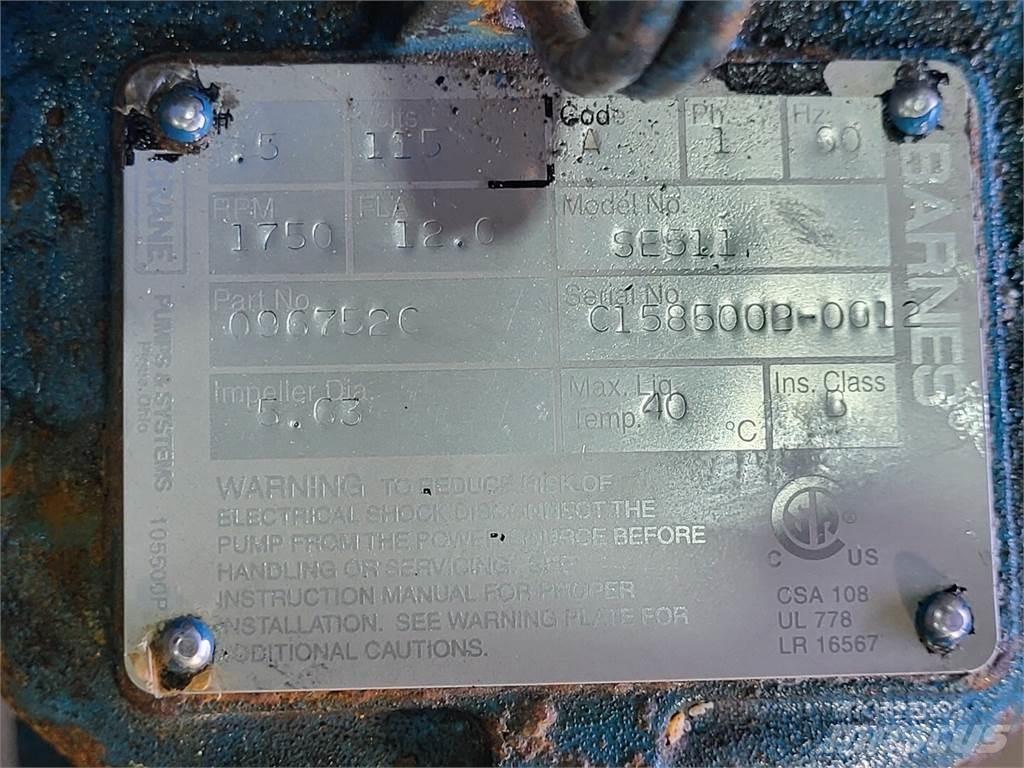  BARNES SE511 Bombas de água