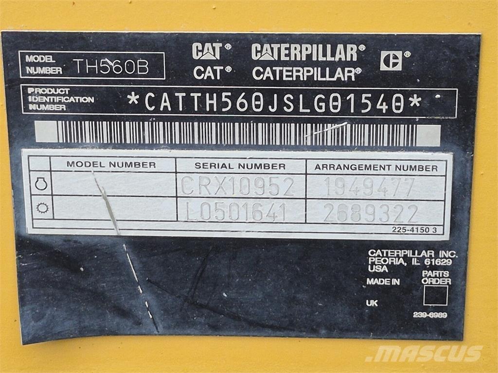 CAT TH560B Telescópicas para Agricultura