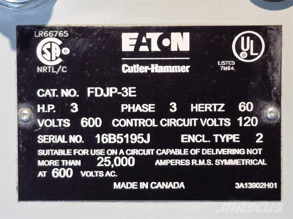  CUTLER-HAMMER FDJP-3E Construção - Outros
