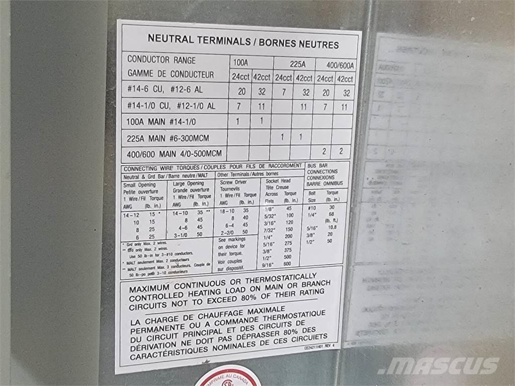 Eaton EZB2030RC Construção - Outros
