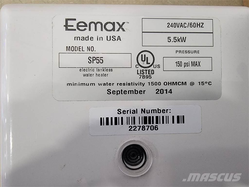  EEMAX SP55 Equipamento de aquecimento e descongelamento
